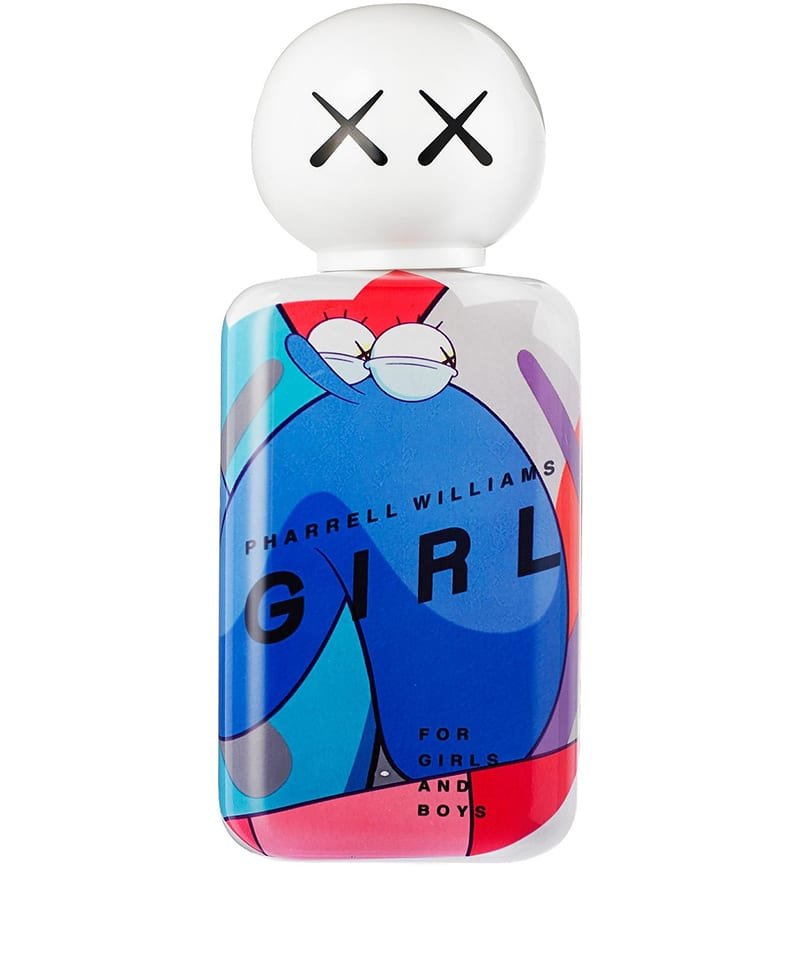 Kaws 也在做一名設(shè)計(jì)師。 例如，在這里，他與 Commes des Gar?ons x Pharrell Wiliams 系列合作設(shè)計(jì)了一款香水瓶。 ?Kaws 通過(guò) Instagram